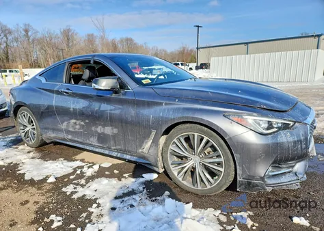 2018 Infiniti Q60 Luxe 300 z USA, uszkodzony, nr VIN JN1EV7EL3JM392990